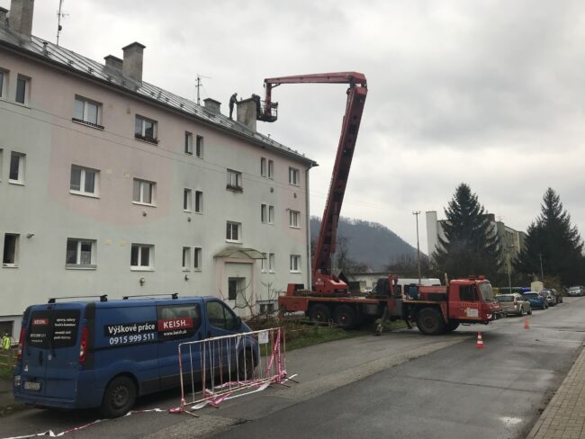 Oprava komínových vencov v obci Slovenská Ľupča | KEISH