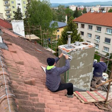 Sanácia komínov a oplechovanie komínových čiapok – Šoltésova, Zvolen | KEISH