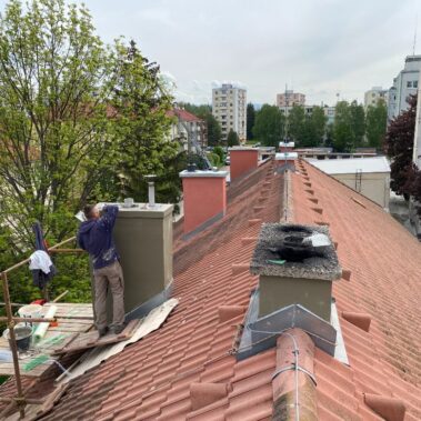 Sanácia komínov a oplechovanie komínových čiapok – Šoltésova, Zvolen | KEISH