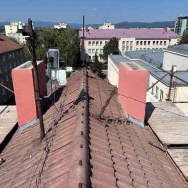 Oprava a sanácia komínov - Bytový dom, Prievidza | KEISH