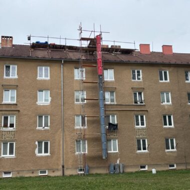 Oprava a sanácia komínov - Bytový dom, Prievidza | KEISH