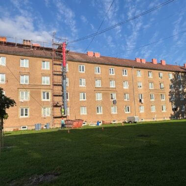 Oprava a sanácia komínov - Bytový dom, Prievidza | KEISH