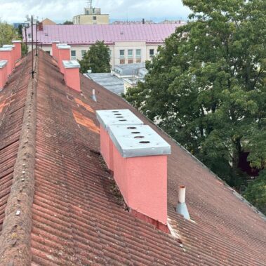 Oprava a sanácia komínov - Bytový dom, Prievidza | KEISH